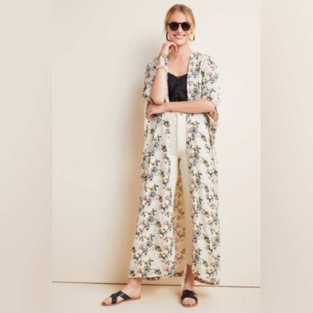 EUC Anthropologie Bel Kazan Sadie Kimono Duster One Size